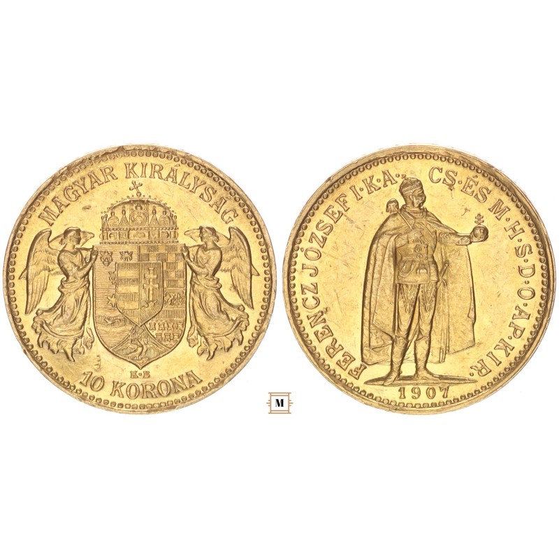 Ferenc József 10 korona 1907 KB Ferenc József 10 korona 1907 KB