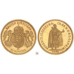 Ferenc József 10 korona 1893 KB