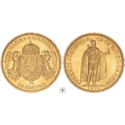 Ferenc József 20 korona 1895 KB