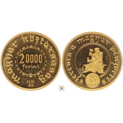20000 forint Ezeréves a magyar pénzverés 2001 BP