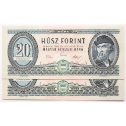 20 forint 1969 2db sorszámkövető