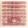 100 forint 1984 5db sorszámkövető