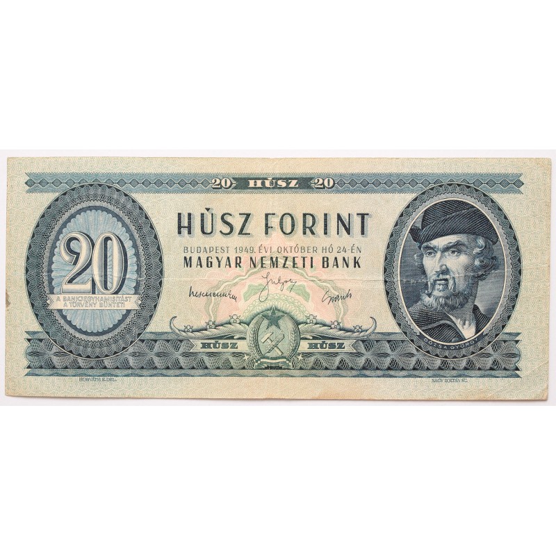 20 forint 1949