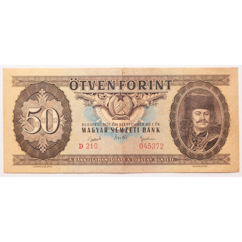 50 forint 1951