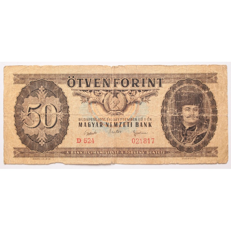 50 forint 1951
