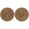 Kálvin Institutiójánának 400 éves emlékezetére bronzérem 1936