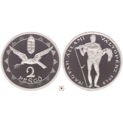 2 pengő 1945 BP UP