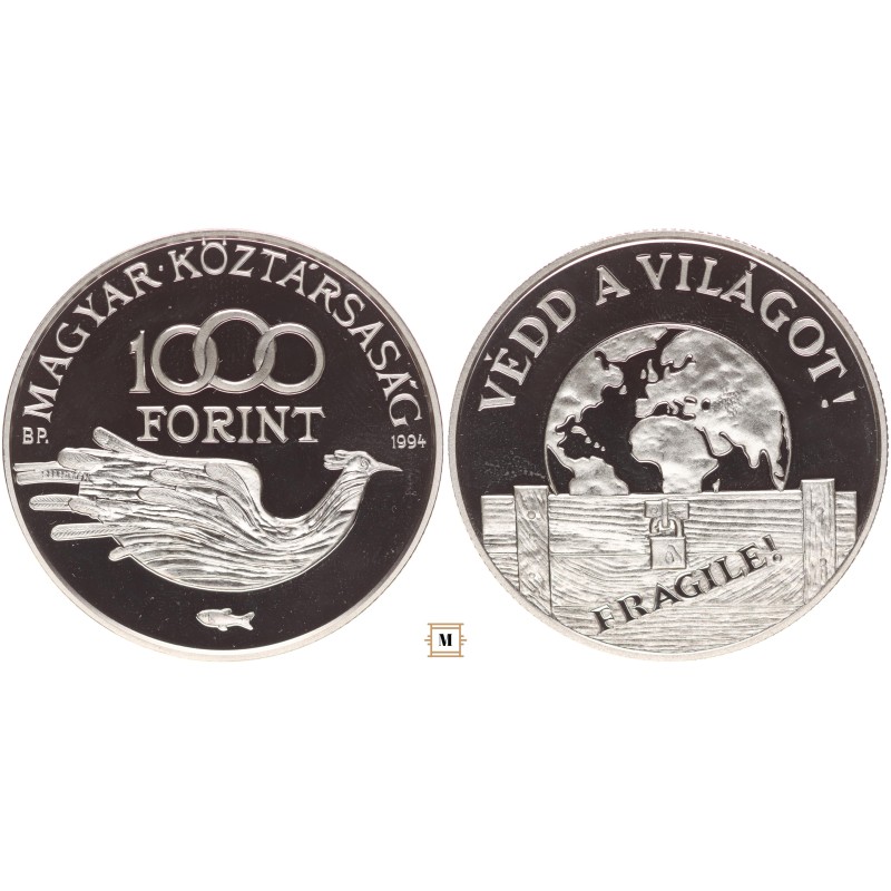 1000 forint Védd a Világot! 1994 BP 1000 forint Védd a Világot! 1994 BP