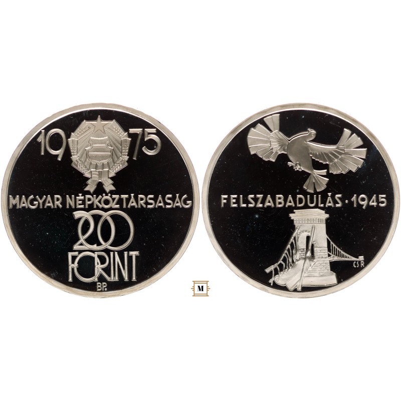 200 forint Felszabadulás 1975 BP 200 forint Felszabadulás 1975 BP