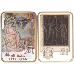 Andorra 10 dinár Albrecht Dürer 2010
