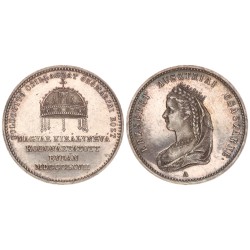 Erzsébet királyné budai koronázási zseton 1867