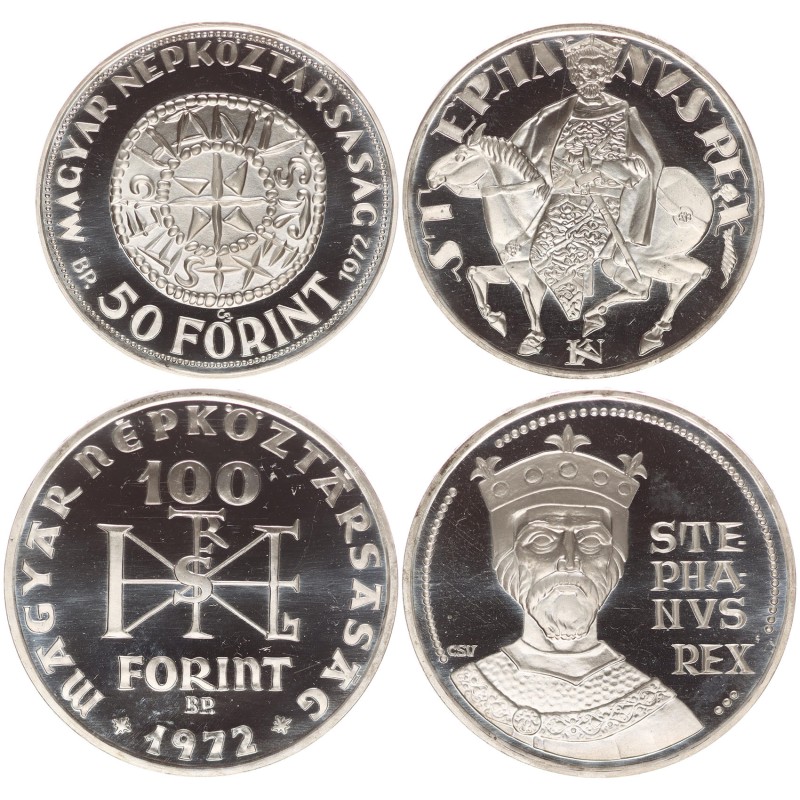50-100 forint Szent István 1972 BP 50-100 forint Szent István 1972 BP