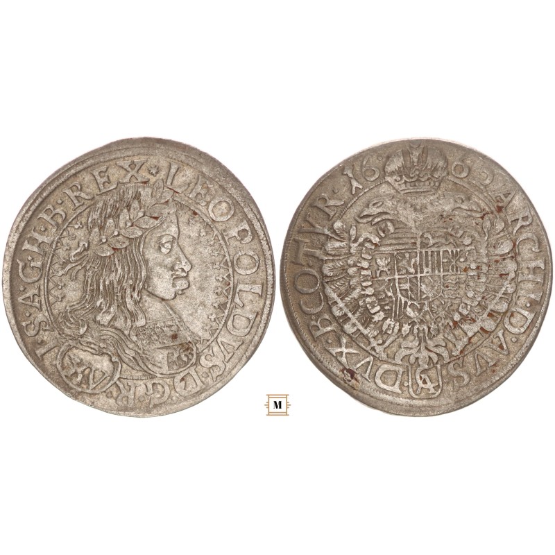 I. Lipót 15 krajcár 1662 Bécs I. Lipót 15 krajcár 1662 Bécs
