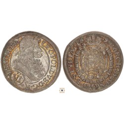 I. Lipót 6 krajcár 1690 IAN - Graz
