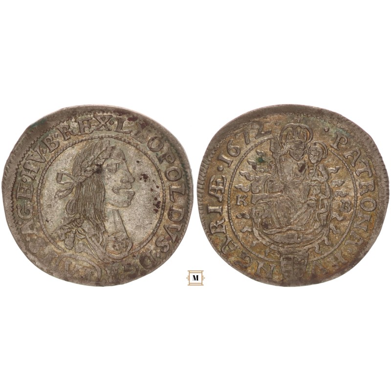 I. Lipót 6 krajcár 1672 KB I. Lipót 6 krajcár 1672 KB