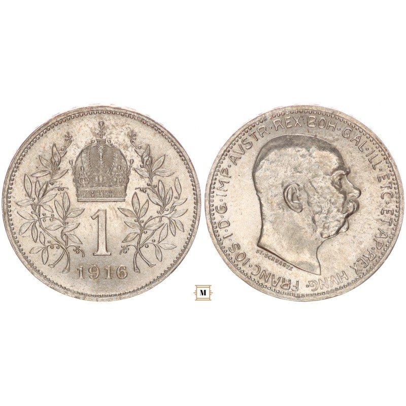 Ausztria 1 corona 1916