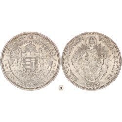 Magyar Királyság 2 pengő 1938 BP