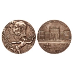Ferenc József XIII. Alfonz Spanyol király budapesti látogatása 1908