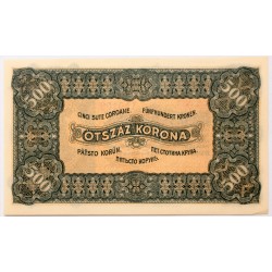 500 korona 1923 Pénzjegynyomda