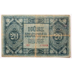 20 korona 1919 Július 15