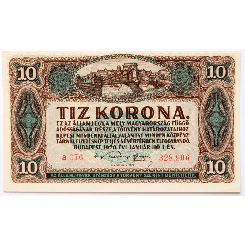 10 korona 1920