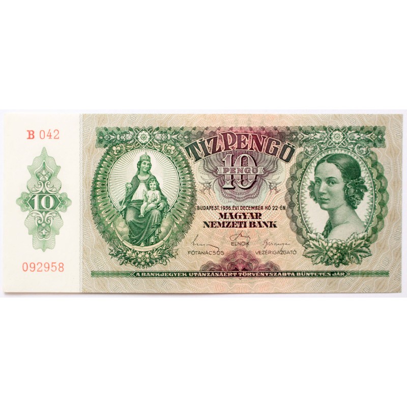 10 pengő 1936