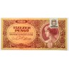 10000 pengő 1945 MNB bélyeggel