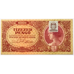 10000 pengő 1945 MNB Bélyeggel