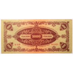 10000 pengő 1945 MNB Bélyeggel
