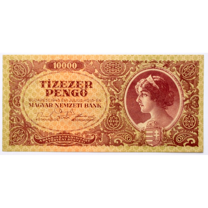 10000 pengő 1945 10000 pengő 1945