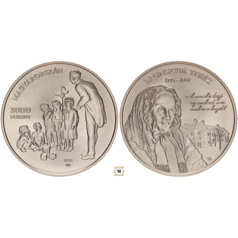 3000 forint Brunszvik Teréz 2025 BP 3000 forint Brunszvik Teréz 2025 BP