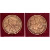 Szabadságharc 150. évfordulójára bronz emlékérem 140mm