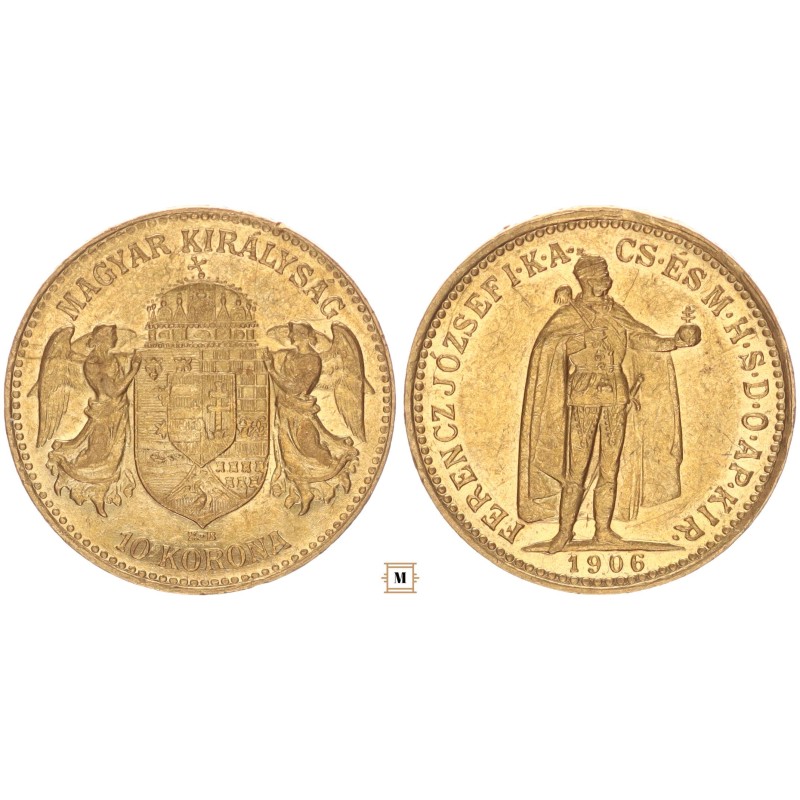 Ferenc József 10 korona 1906 KB Ferenc József 10 korona 1906 KB