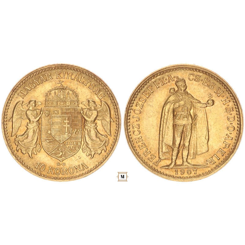 Ferenc József 10 korona 1907 KB Ferenc József 10 korona 1907 KB