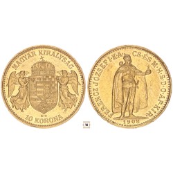 Ferenc József 10 korona 1908 KB