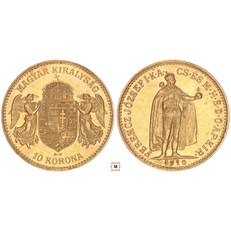 Ferenc József 10 korona 1910 KB Ferenc József 10 korona 1910 KB