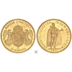 Ferenc József 10 korona 1911 KB