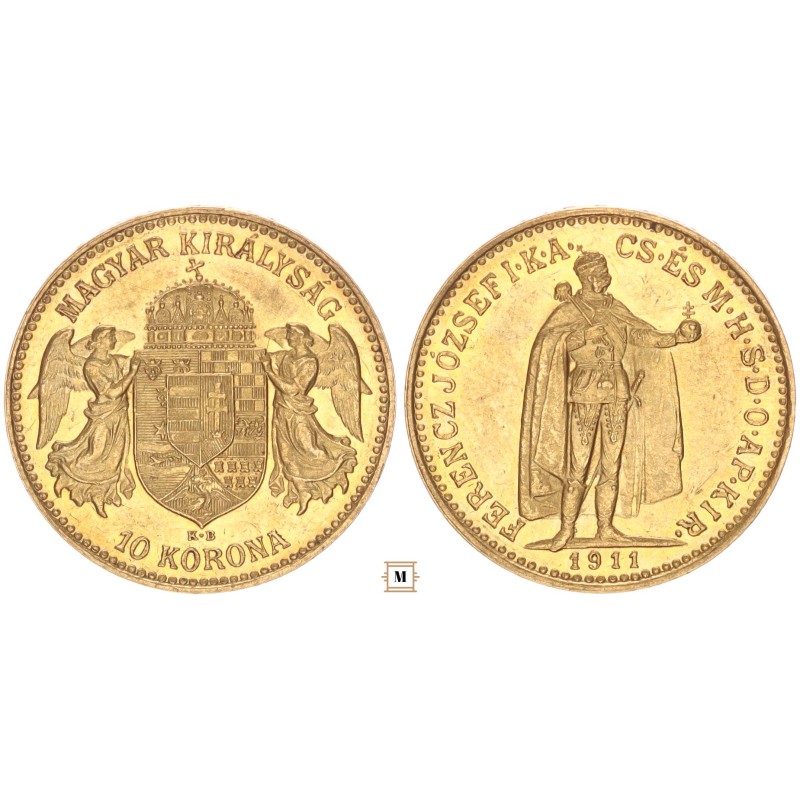 Ferenc József 10 korona 1911 KB Ferenc József 10 korona 1911 KB