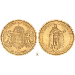 Ferenc József 20 korona 1905 KB