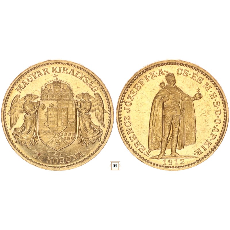 Ferenc József 20 korona 1912 KB R! Ferenc József 20 korona 1912 KB R!