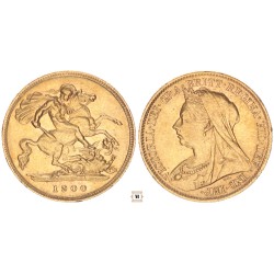 Nagy-Britannia 1/2 sovereign 1900