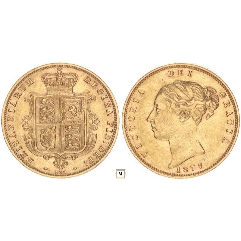 Nagy-Britannia 1/2 sovereign 1877 Nagy-Britannia 1/2 sovereign 1877