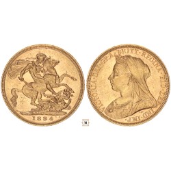 Nagy-Britannia sovereign 1894 M - Melbourne