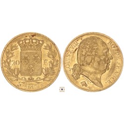 Franciaország 20 frank 1817 A