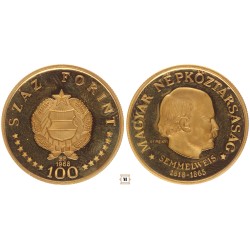 100 forint Semmelweis 1968 BP