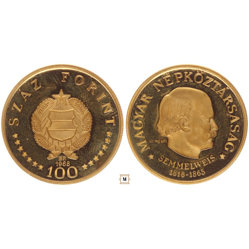 100 forint Semmelweis 1968 BP 100 forint Semmelweis 1968 BP