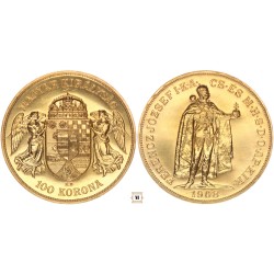 Ferenc József 100 korona 1908 KB ARTEX utánveret