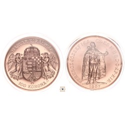 Ferenc József 100 korona 1907 KB U.P.