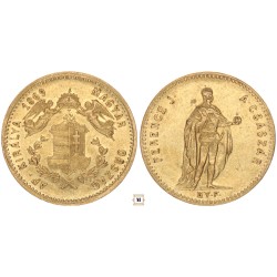 Ferenc József dukát 1869 Gy.F.