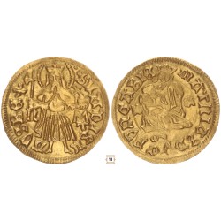 I. Mátyás aranyforint 1479-1485 Nagyszeben AK45/13